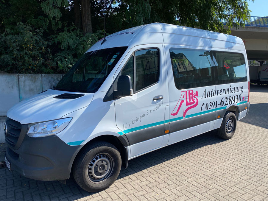 T3 Mercedes Transpoter mieten Magdeburg Halle - Alis Autovermietung